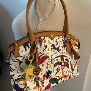 PIERO GUIDI Handbag Circus Print